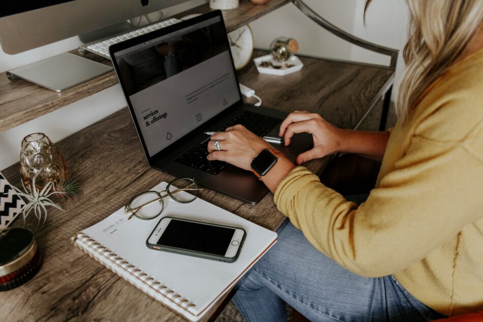 Person On Laptop